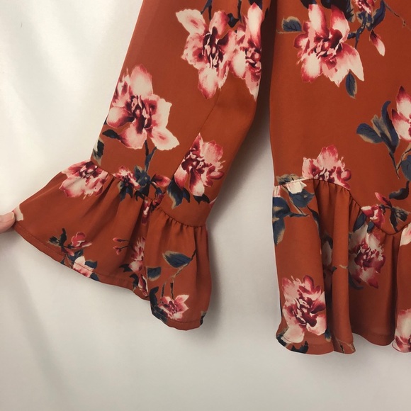 Anthro: Ro&De Floral Blouse - Picture 7 of 7